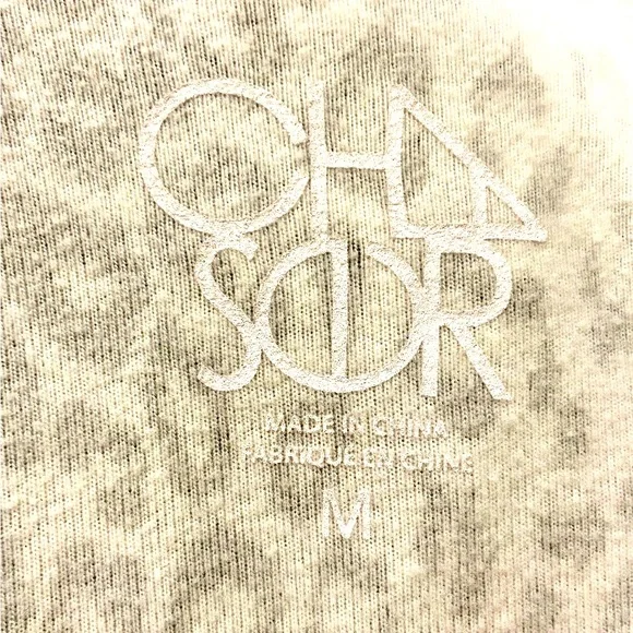 Chaser Black & White Cheetah Patterned Zip Front Hooded Jacket - Picture 7 of 16